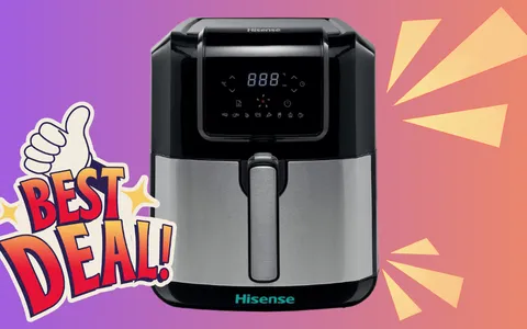 Rivoluziona la cucina con la Friggitrice ad Aria Hisense a meno di 50€ (-58%)