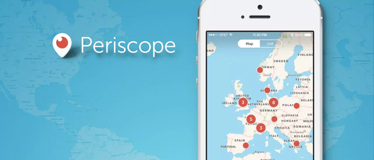 Periscope aggiunge una map view su iOS