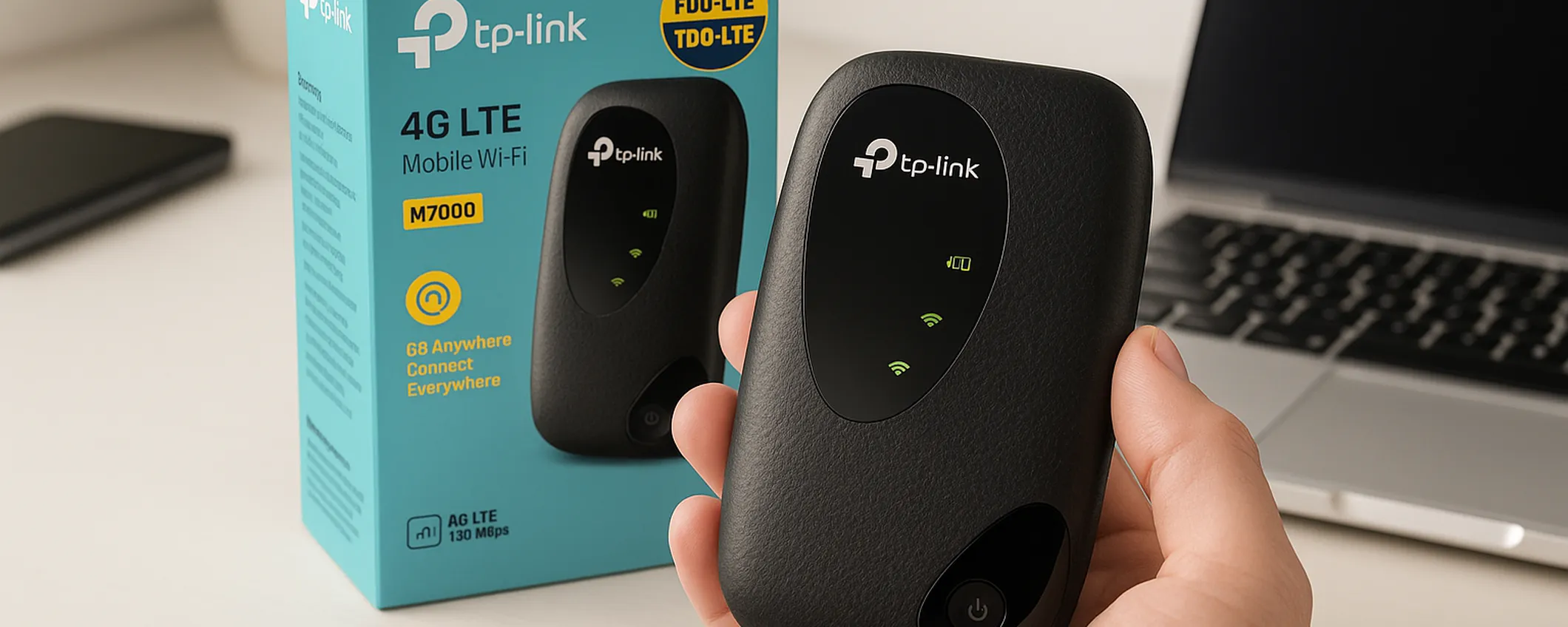 TP-Link M7000 in offerta: porti il WiFi 4G LTE ovunque a meno di 40 euro