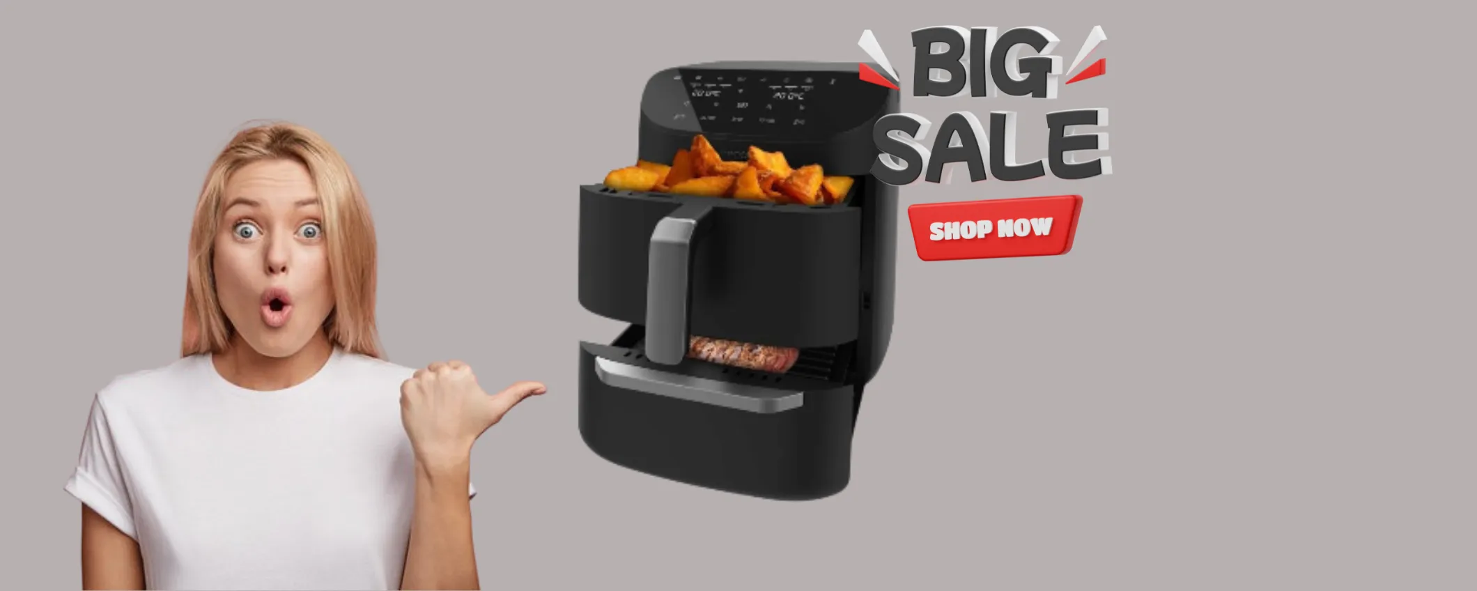 Friggitrice ad aria e forno 2-in-1 Cecotec in svendita: promo esclusiva Amazon