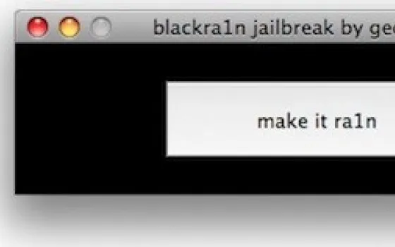 Blackra1n fa il jailbreak ai nuovi iPhone 3GS