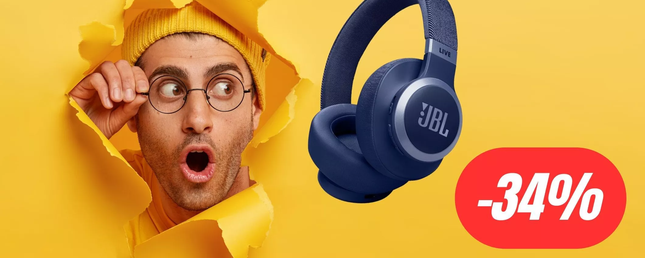 OFFERTISSIMA AMAZON: sconto XL per le cuffie JBL Live 770NC