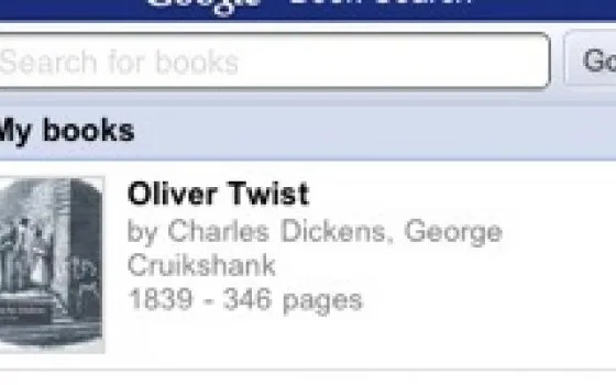 Google Book Search ottimizzato per iPhone