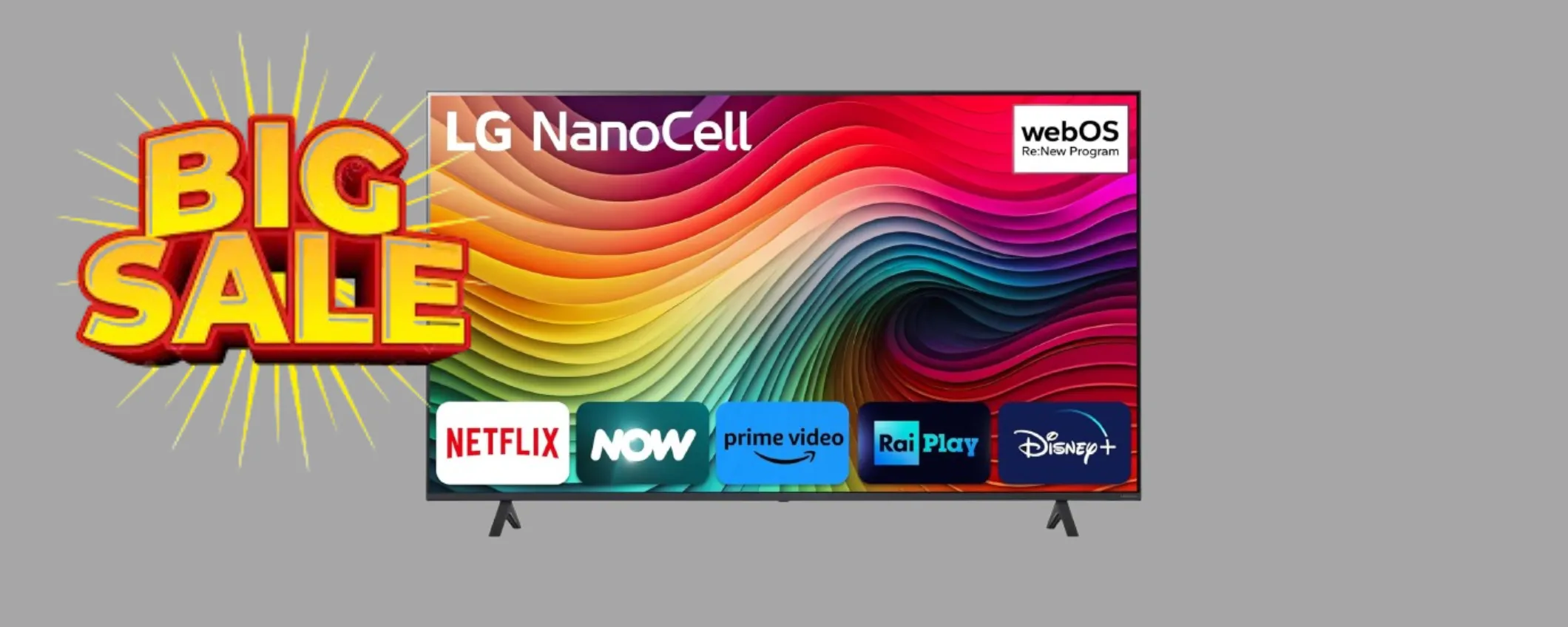 SUPER SCONTO: risparmia il 41% sulla Smart TV LG NanoCell da 50