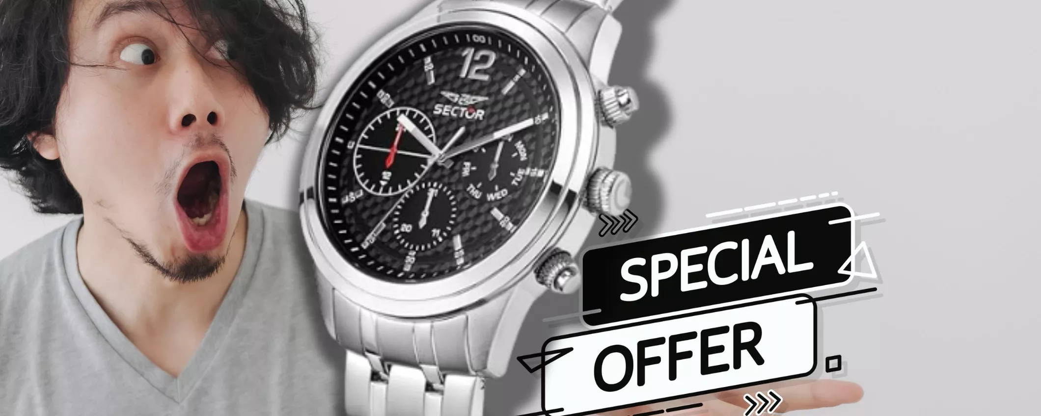 ECCELLENZA Sector No Limits: orologio da uomo in super sconto!