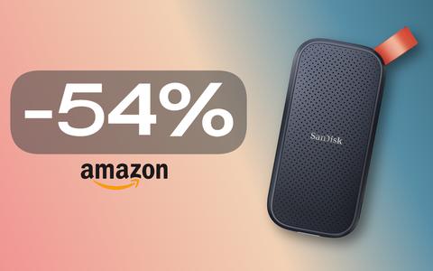 SSD SanDisk 1TB Portable: tutti i tuoi file sempre con te (-54% Amazon)