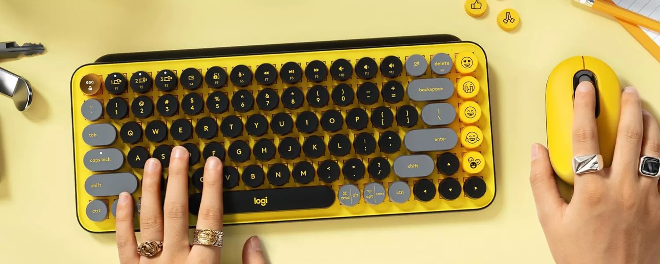 Logitech POP Keys, la tastiera più STILOSA MAI VISTA a questo prezzo