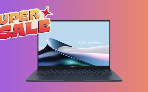 Asus Zenbook 14 OLED: un concentrato di potenza a 300€ in meno