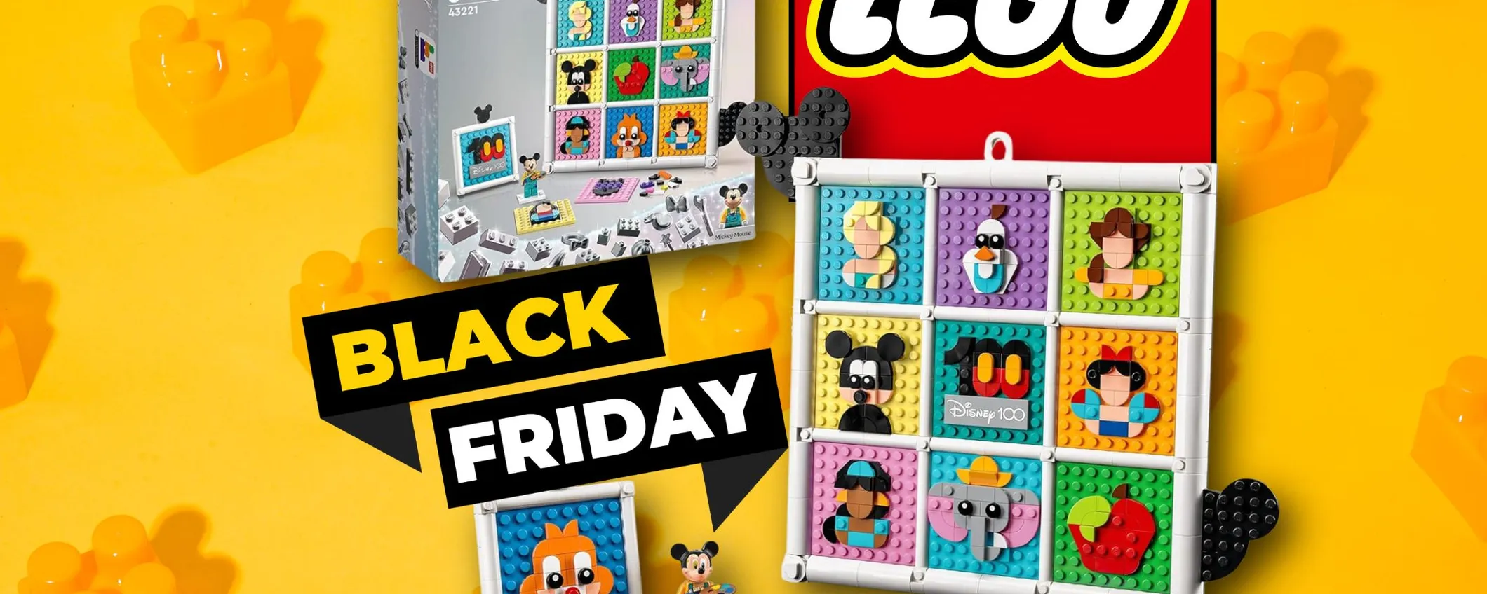 Lego Disney Icone dei 100 anni: OFFERTONA Black Friday a prezzo piccolo