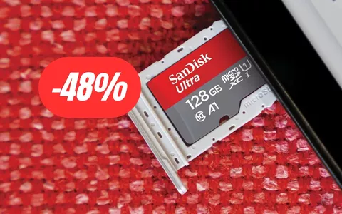 microSD veloce e super capiente: 128GB al 48% di sconto