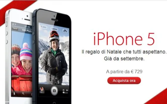 iPhone 5: i tempi di spedizione scendono ad una settimana