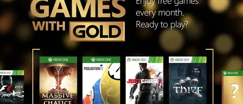 Microsoft annuncia i Games with Gold di giugno