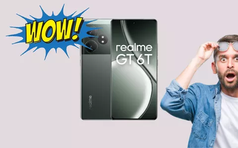 Realme GT 6T: lo smartphone DEL FUTURO in OFFERTA BOMBA
