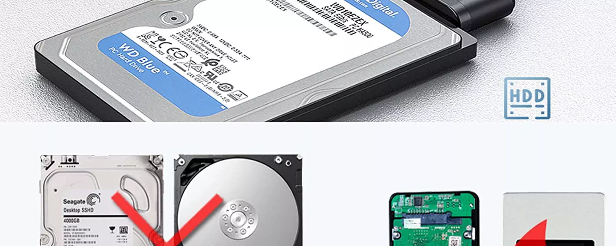 Trasforma qualsiasi SSD in un disco esterno con questi adattatori economici