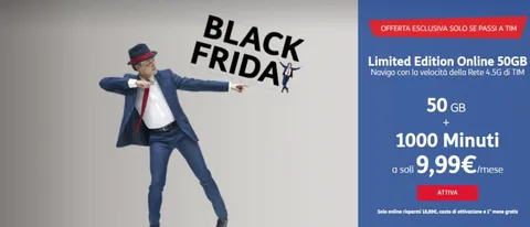 Black Friday: TIM Limited Edition Online 50GB