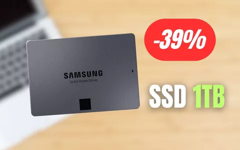 SSD Samsung da 1TB ad un PREZZO REGALATO con la promo Amazon