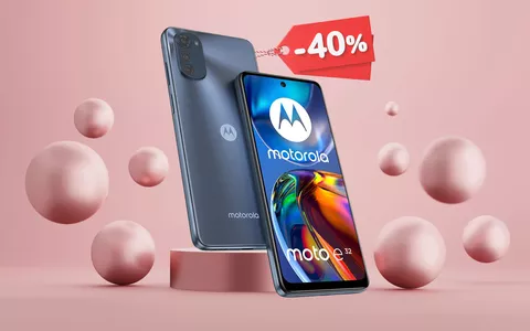 CROLLA il prezzo: Motorola moto e32s costa appena 100€ SOLO OGGI