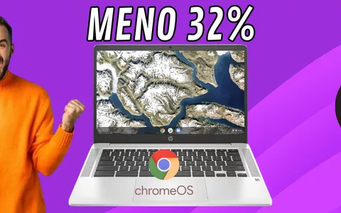 HP Chromebook: tutta la velocità di ChromeOS con sconto maxi Amazon MENO 32 PER CENTO