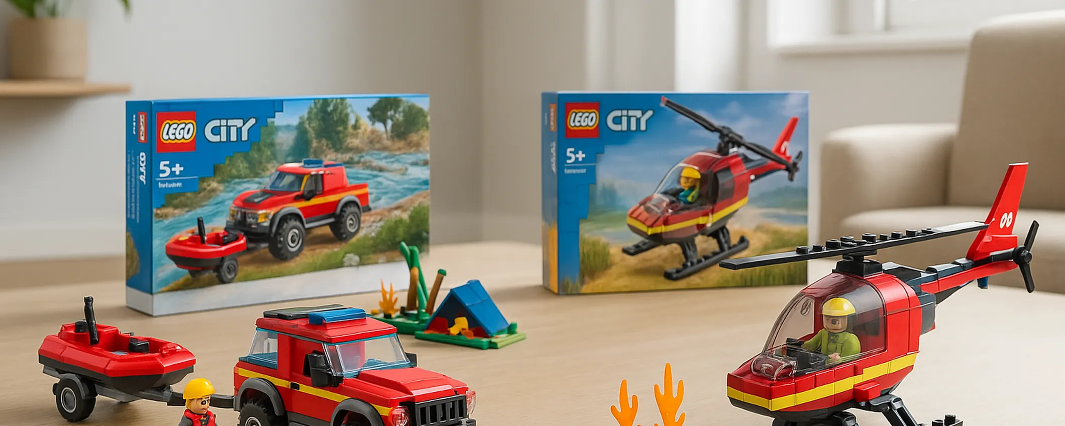 Svendita totale su due Set LEGO dedicati ai Vigili del Fuoco: li paghi solo 33€