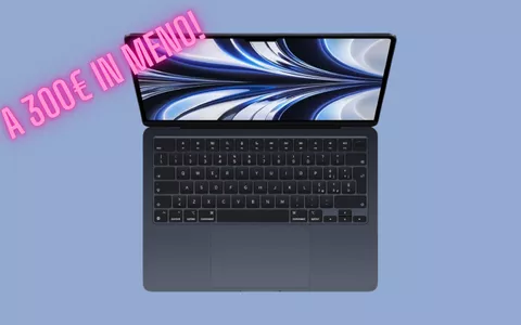 MEGA SCONTO DI 300 EURO sull'Apple MacBook Air 2022 con CHIP M2