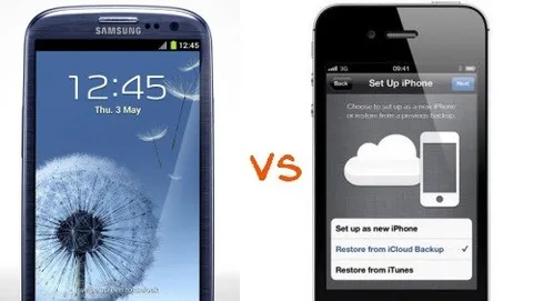 Samsung Galaxy S3 vs. iPhone 4S
