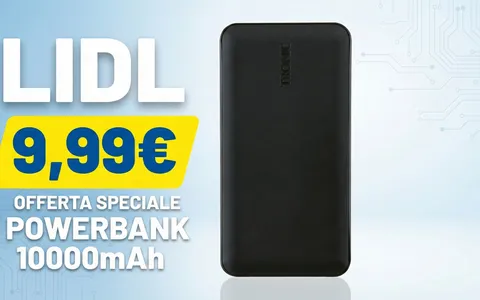 Powerbank Lidl a 9,99 euro: mai più smartphone scarico!