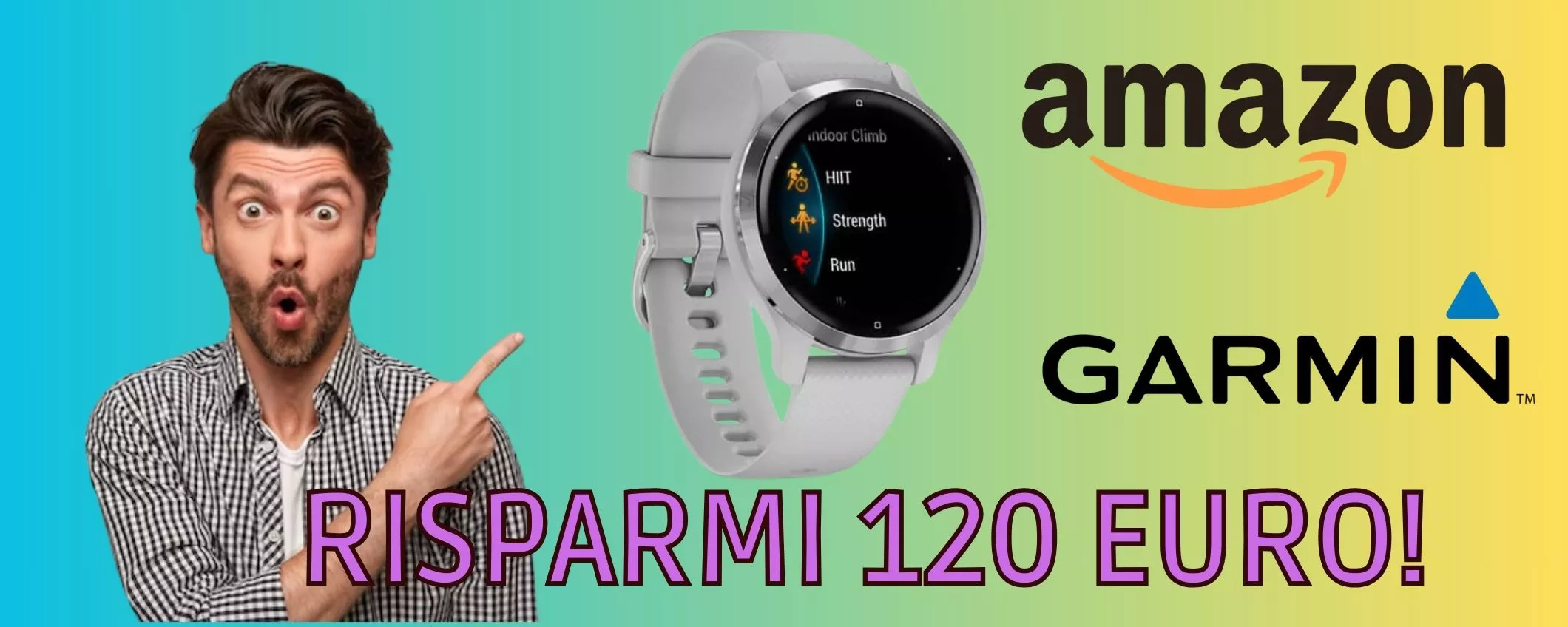Garmin Venu 2S, lo smartwatch top con uno sconto gigantesco mai visto prima!