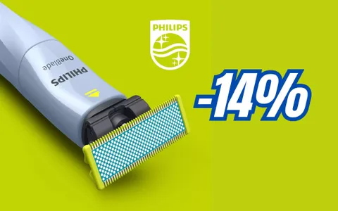 Rasoio elettrico Philips OneBlade First Shave in promo, offertissima