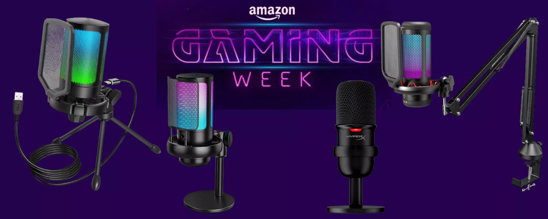 Microfoni per gamer: le migliori offerte alla Gaming Week di Amazon