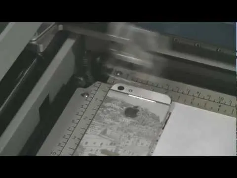 iPhone 5 Laser Engraved with Epilog Laser System.