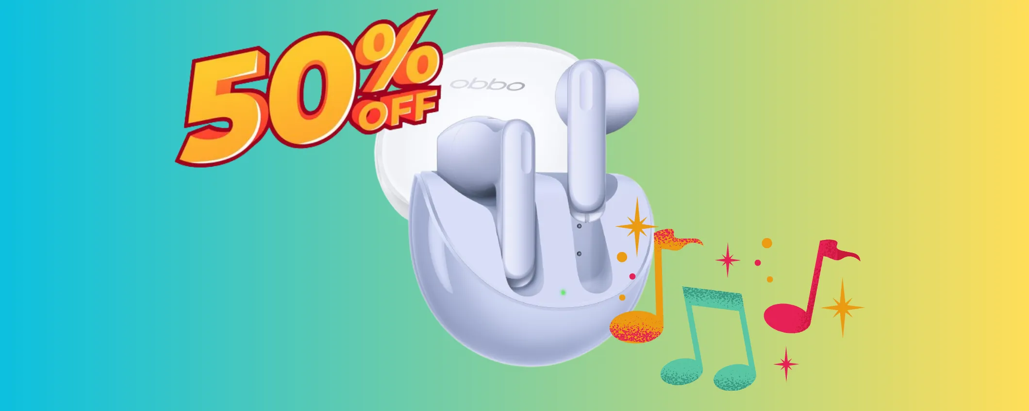 Auricolari OPPO Enco Air3 a metà prezzo: occasione incredibile su Amazon