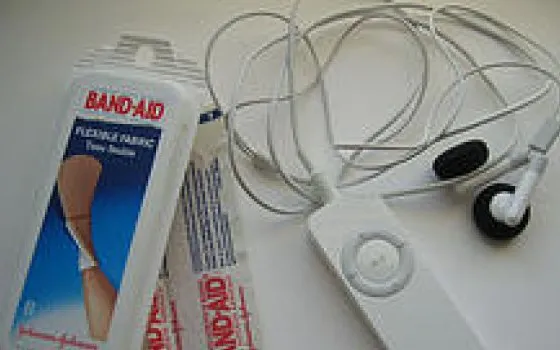 iPod Shuffle Band Aid