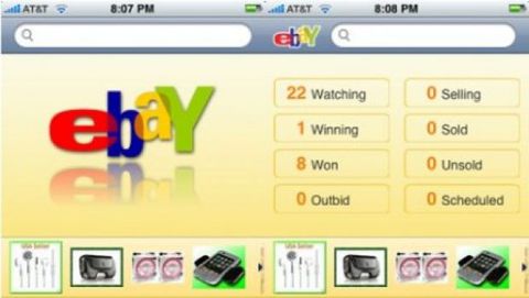 400 milioni di dollari di vendite per l'app Ebay per iPhone
