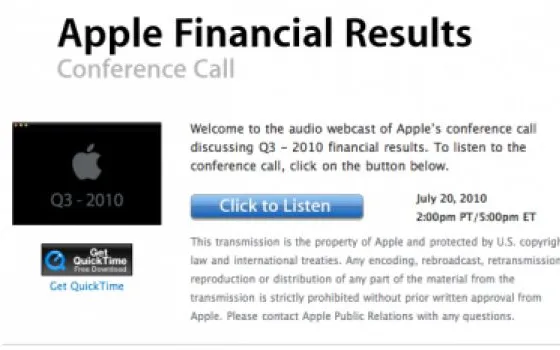 Risultati fiscali di Apple: domande e risposte della conferenza stampa dedicata