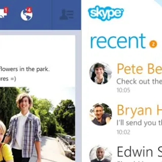 Nuove versioni di Skype e Facebook per WP8