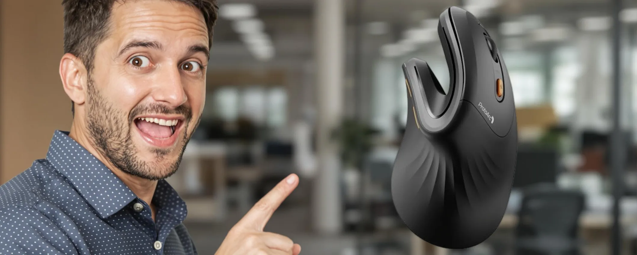 Migliora la tua esperienza al PC con il Mouse verticale ProtoArc in super offerta (-35%)