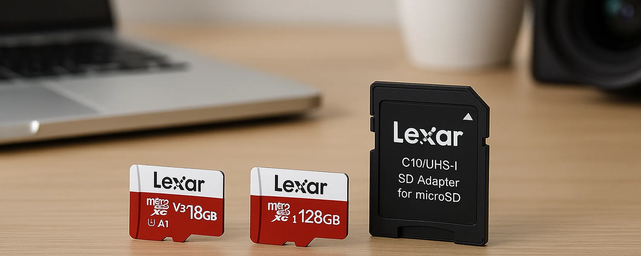 Doppio sconto su 2 Micro SD Lexar da 128GB (con Adattatore incluso!)
