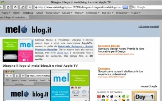 Concorso Disegna il logo di mela|blog.it: siamo agli sgoccioli!