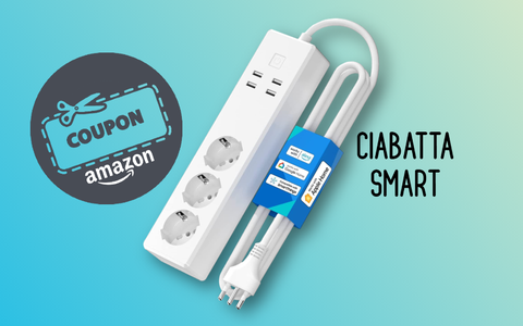 Ciabatta smart multipresa compatibile HomeKit, Alexa, SmartThings e Google Home