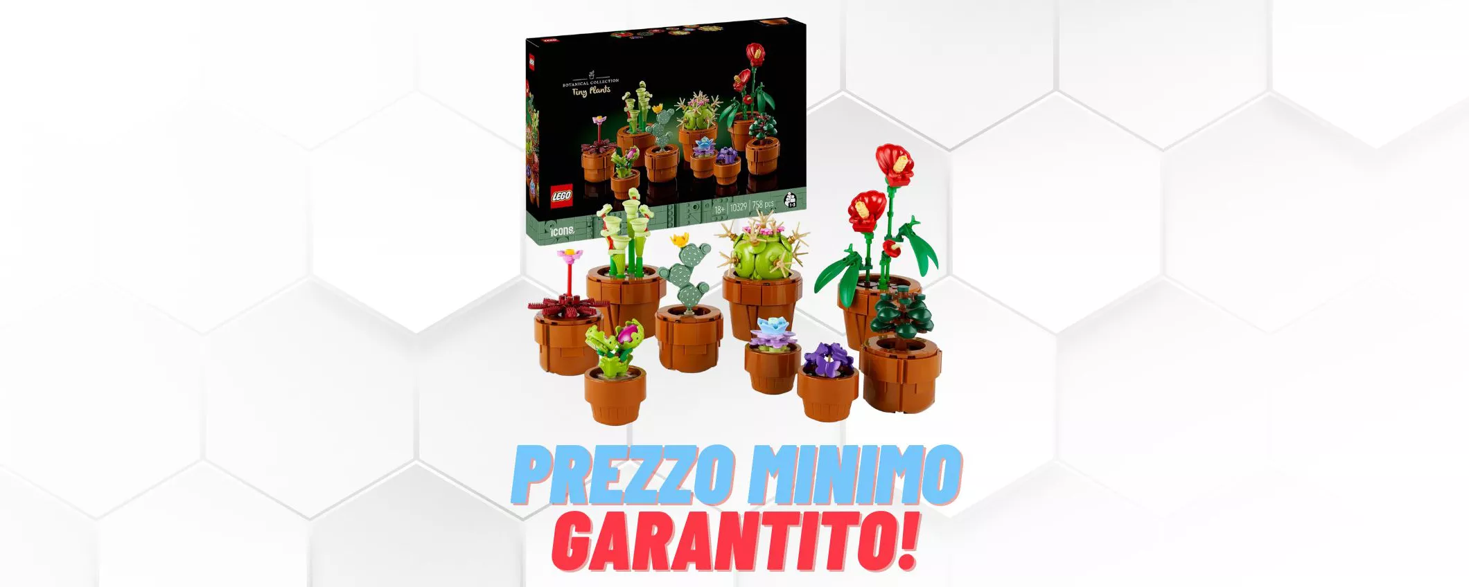 Preordina il set LEGO Icons piantine al prezzo minimo GARANTITO (49,99€) -  Melablog