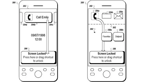 Android, brevetto per una nuova schermata di sblocco