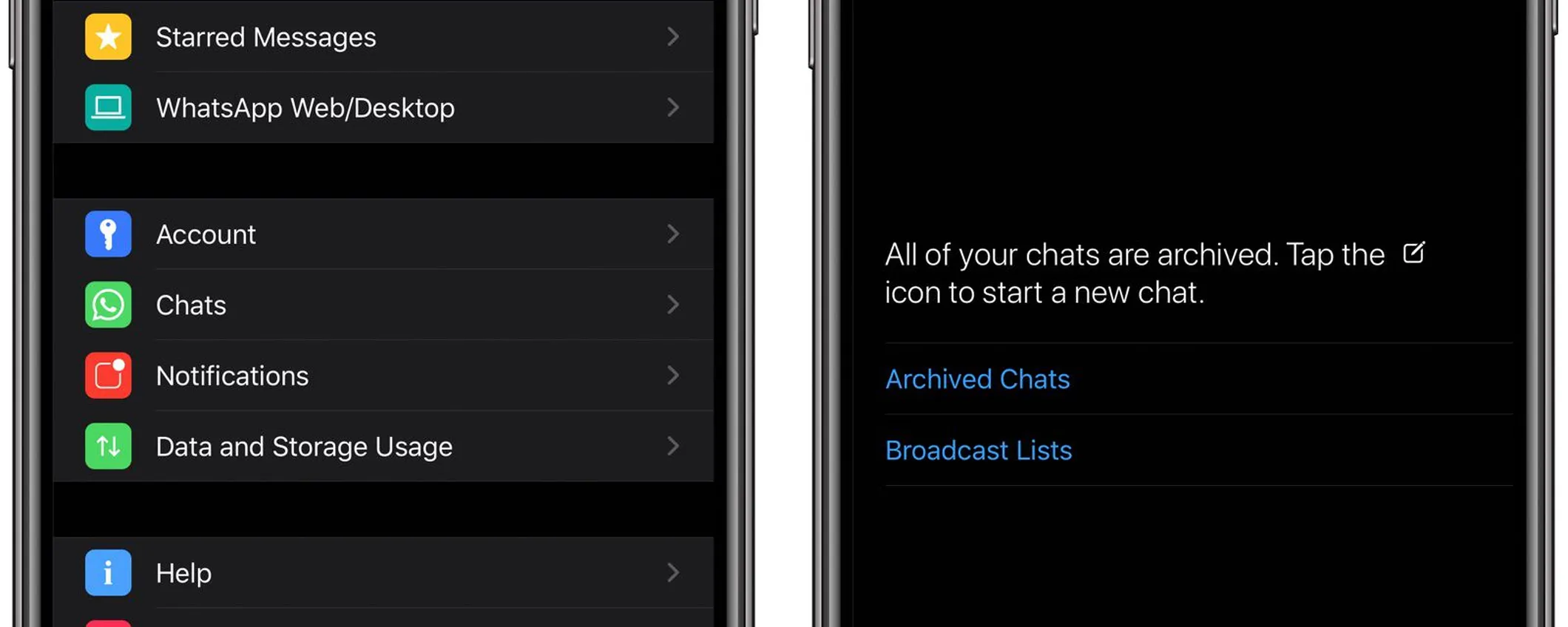 WhatsApp, disponibile la Modalità Scura su iPhone