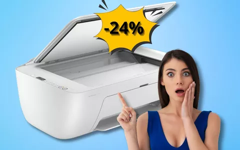 Stampante HP in promo WOW: Amazon vuole STUPIRE TUTTI, sconto imperdibile (-24%)