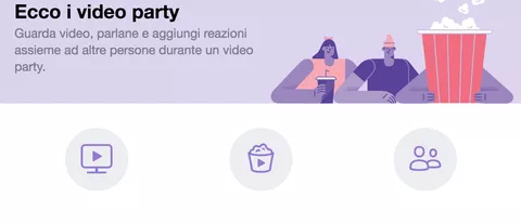 Facebook, disponibili Video Party: come funzionano