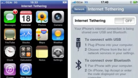 Sviluppatore abilita il tethering in iPhone 3.0 beta