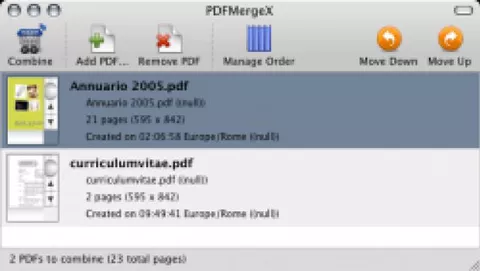 PdfMergeX: uniamo documenti pdf tra loro