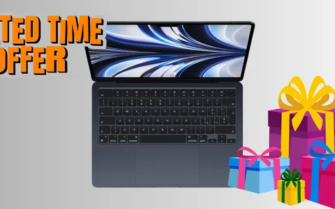 Apple MacBook Air 2022 con chip M2: oggi lo porti a casa a 350€ in meno