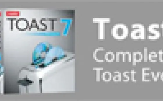 Con Toast 7 il Blu-Ray debutta su Mac