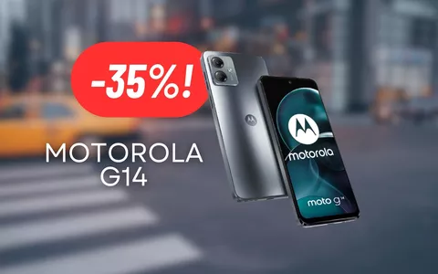 Motorola G14 ad un PREZZO STRACCIATO su Amazon (97,90€)
