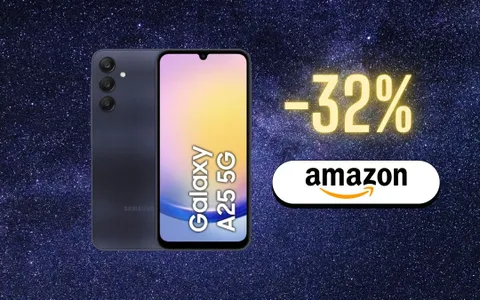 Galaxy A25: questo smartphone Samsung 5G è scontato del 32%
